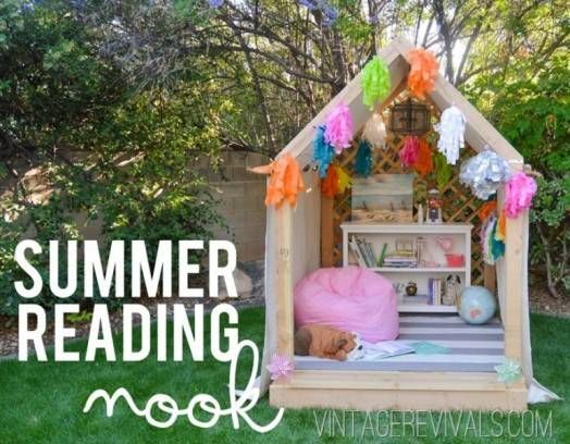 Kids Reading Nook Outside