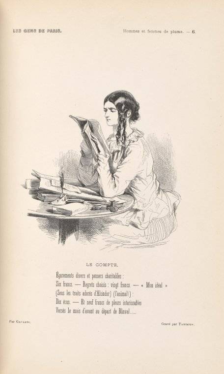 "Le Compte" - Paul Gavarni