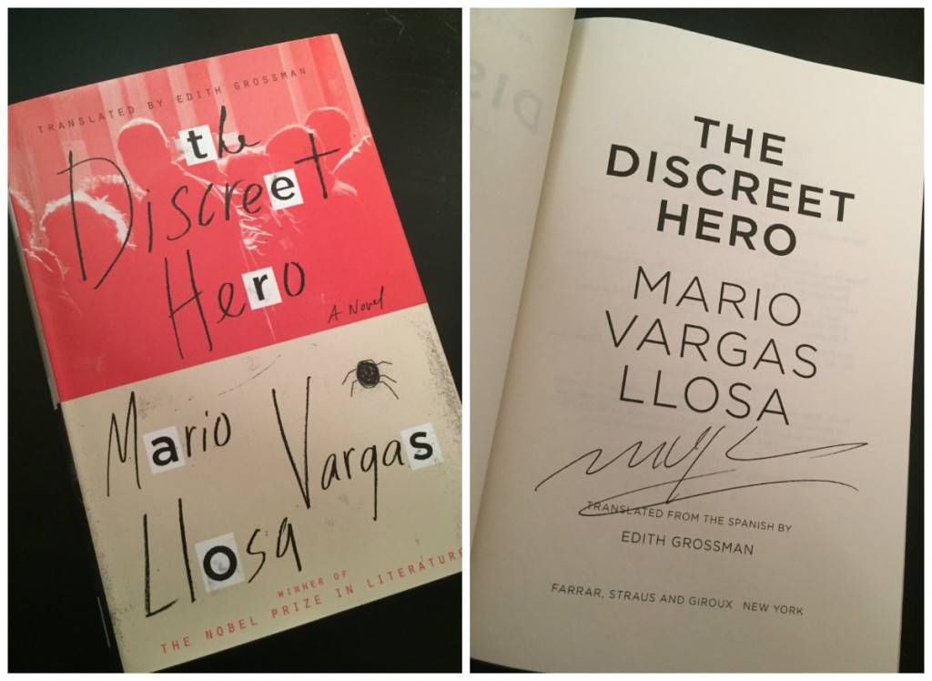 A signed first American edition of THE DISCREET HERO. 