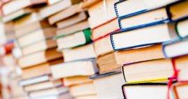 book piles