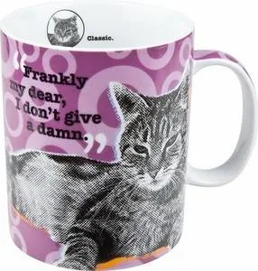 "Frankly, My Dear" Cat Mug