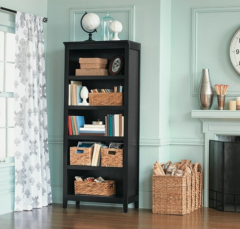 target carson 5 shelf bookcase