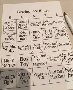 Trisha's failed BINGO card