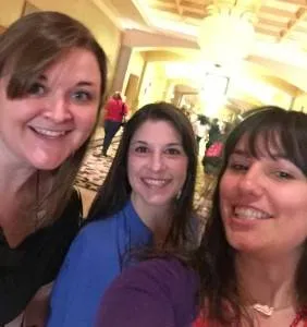 Trisha Mandy and Julie start the day