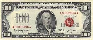 US $100 bill