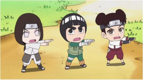 Rock Lee and His Ninja Pals. Original story by Kenji Taira. Characters originally by Masashi Kishimoto. VIZ Media/Studio Pierrot.