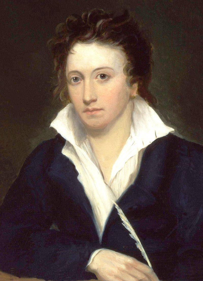 percy bysshe shelley portrait