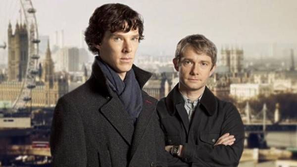 sherlock holmes watson benedict cumberbatch martin freeman bbc