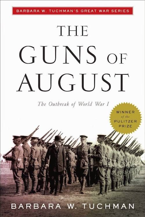 the guns of august by barbara tuchman book cover