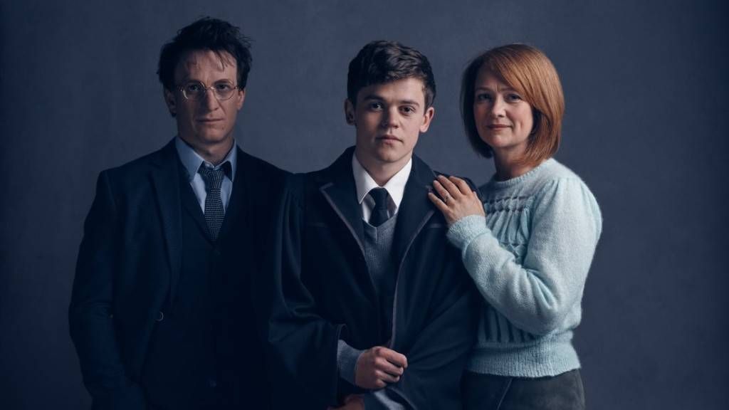 Harry, Albus, and Ginny