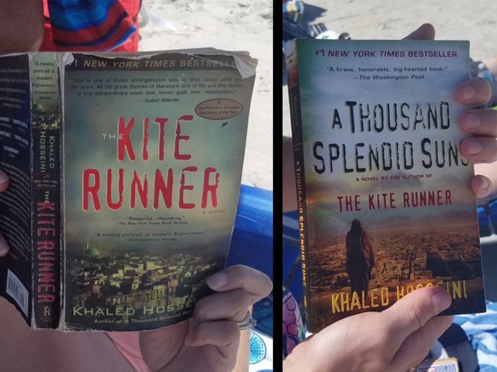 Kite Runner A Thousand Splendid Suns Khaled hosseini at the beach