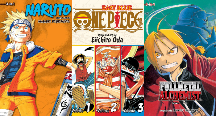 Overwhelmed By Shelves of Manga? Try 3-In-1s and Omnibuses!