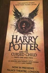 Harry Potter Cursed Child Flyer