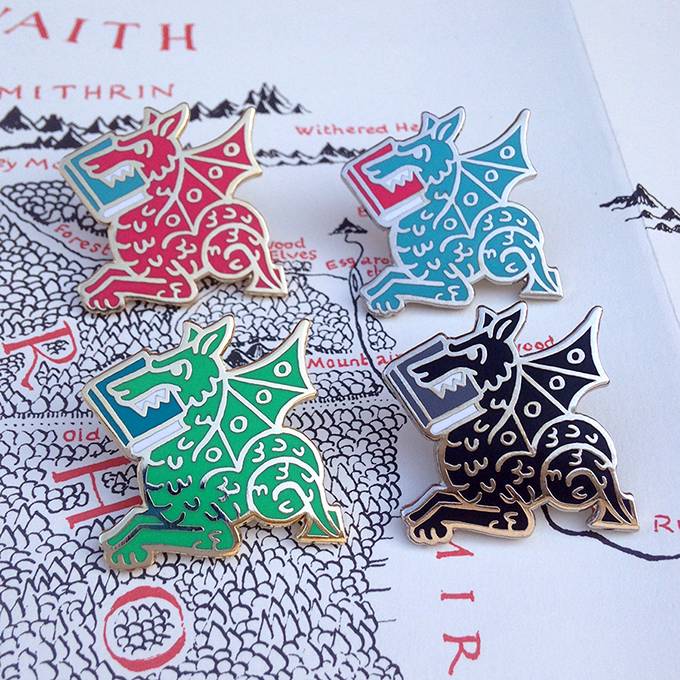 Book Fetish: More Bookish Enamel Pins