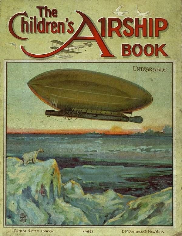 Cover of Childrens Airship Book c. 1900