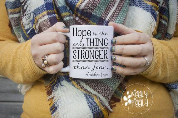 hunger games quote mug