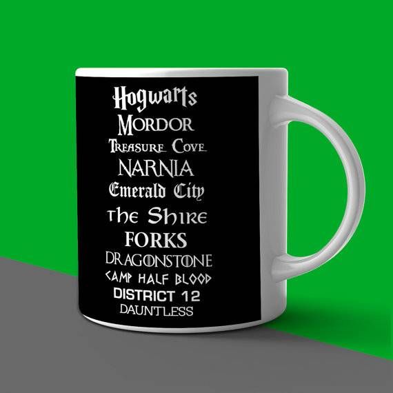 speculative fiction placename mug