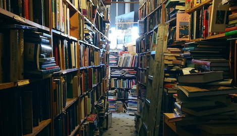 We're drowning in old books. But getting rid of them is