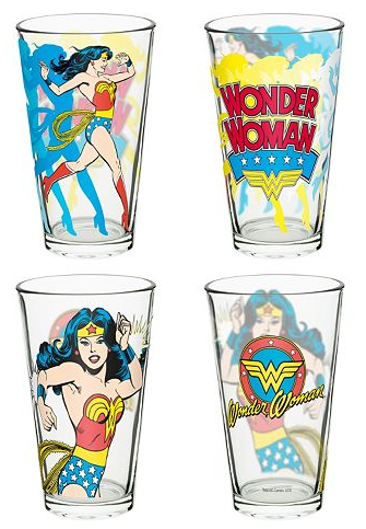 dc-comics-wonder-woman-4-pc-glass-tumbler-set-by-zak-designs