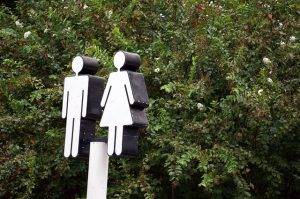 Bathroom breaks are for the weak.
