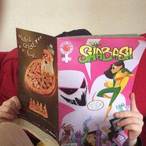 The five-year-old immersed in Ms. Shabash.