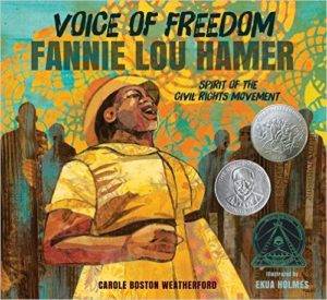 cover of Voice of Freedom: Fannie Lou Hamer by Carole Boston Weatherford