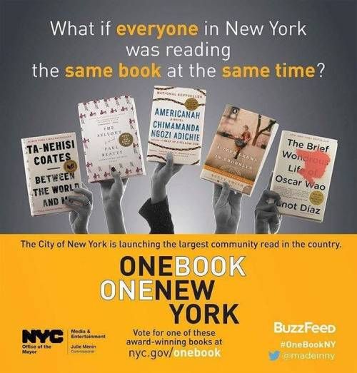 NYC launches largest Community Read in the U.S.