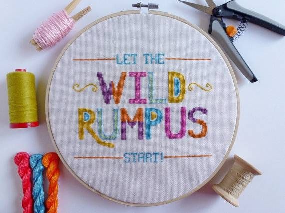 cross stitch, The Witty Child