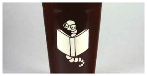 Book Worm Travel Mug
