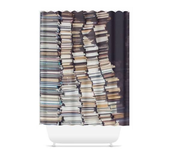 8 Literary Shower Curtains to Make Your Bathroom Look Like a Library