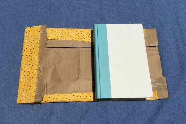 How To Make A Paper Bag Book Cover  With Step By Step Pictures   - 1