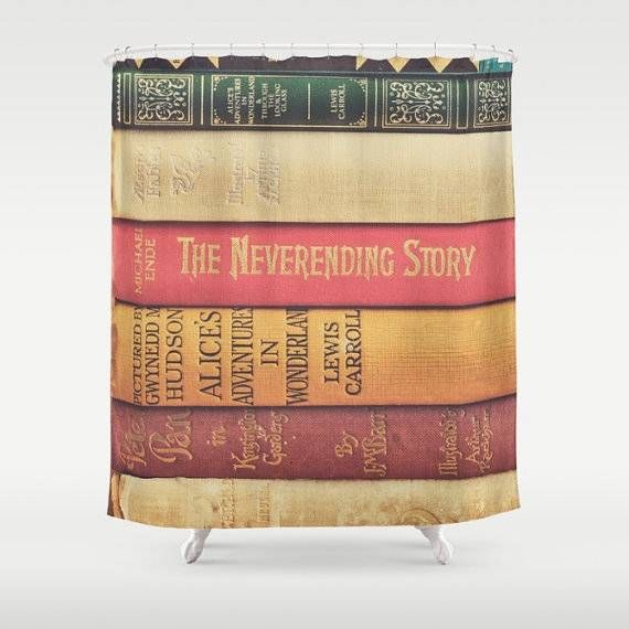 8 Literary Shower Curtains to Make Your Bathroom Look Like a Library