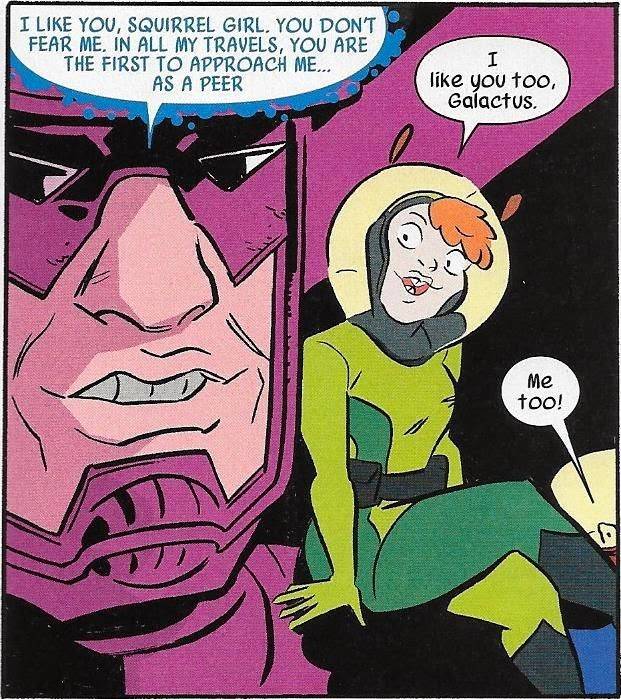 Squirrel Girl and Galactus