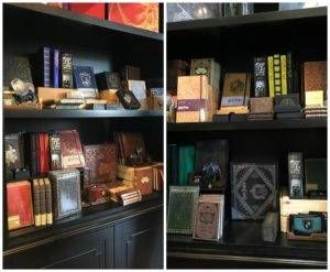 Hogwarts house-themed merchandise - Photo by Angel Cruz, August 2017
