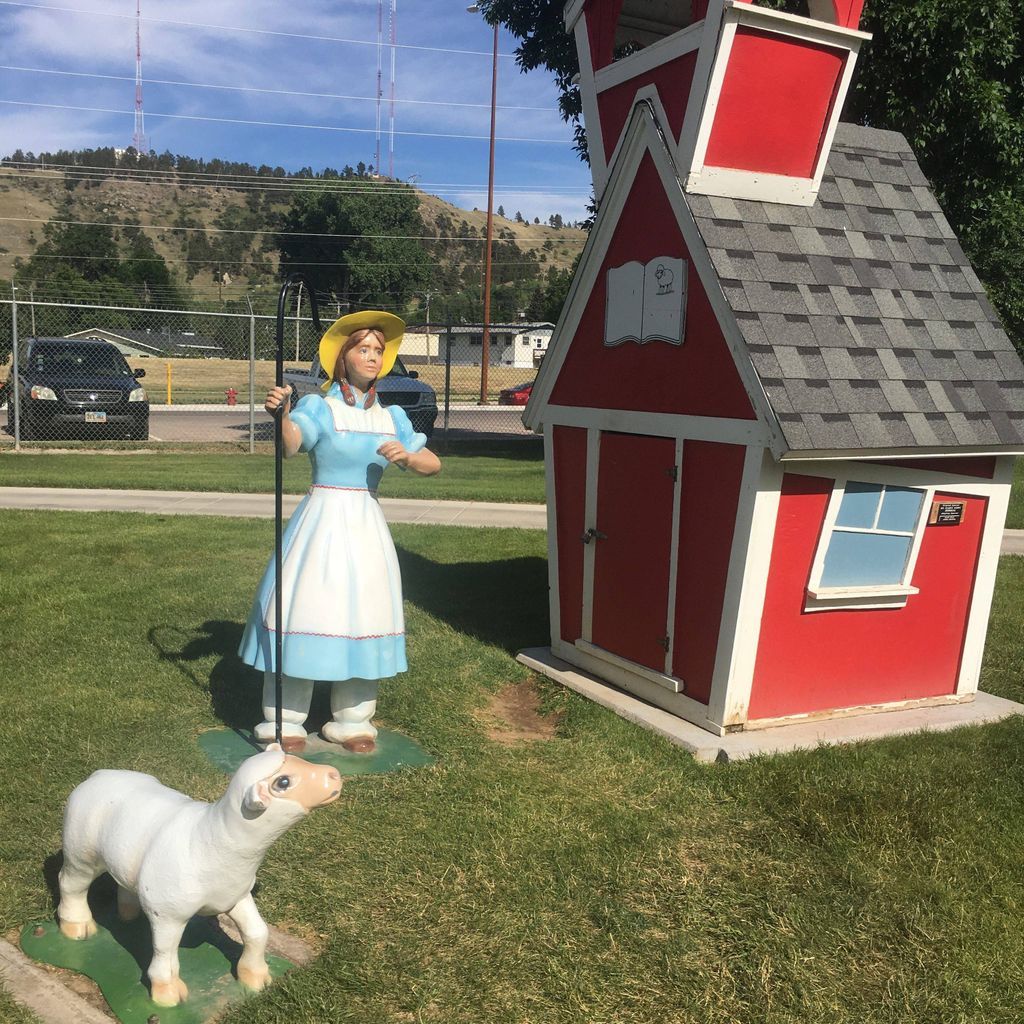 Little Bo Peep at Storybook Island in South Dakota