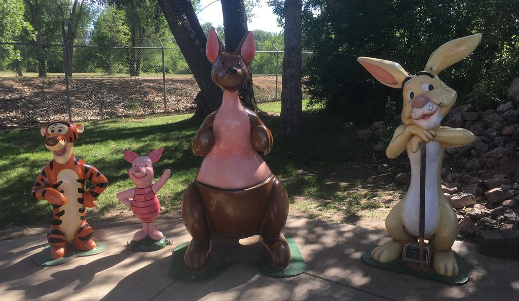 Winnie the Pooh Pals at Storybook Island in South Dakota