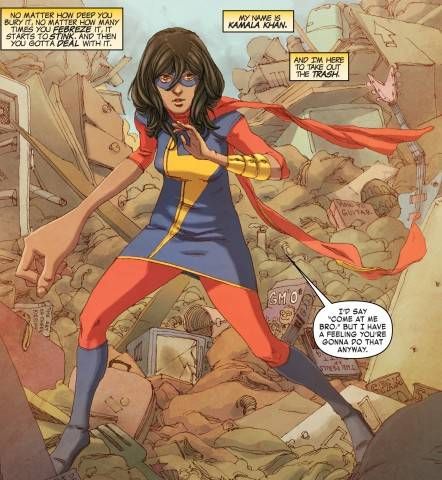 Kamala Khan as Ms Marvel Embiggens