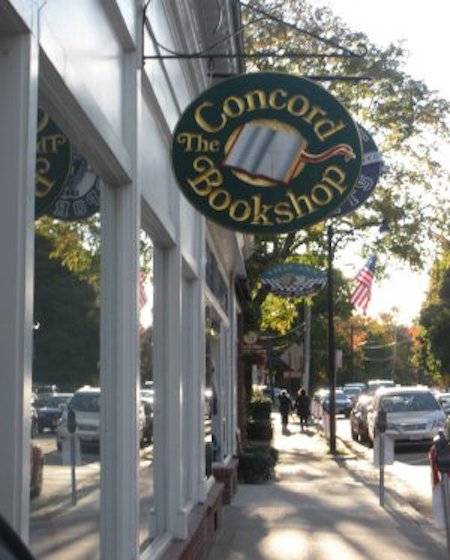 The Concord Bookshop, a local bookshop in Concord, MA