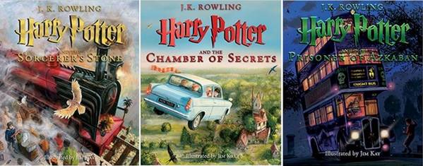 Image result for illustrated harry potter