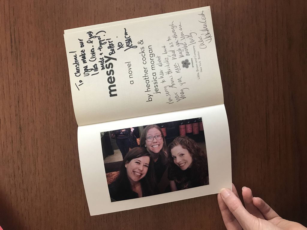 Displaying and Keeping Author Signing Photos in Book