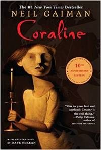 Coraline by Neil Gaiman book cover from 14 Dark Fantasy Books to Read and Explore on Long, Cold Nights 