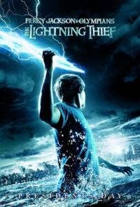 Percy Jackson and the Lightning Thief book cover