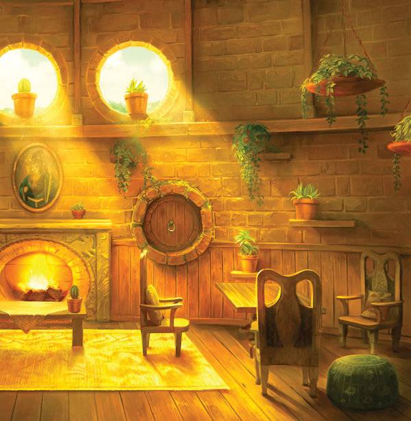 The Hufflepuff Common Room