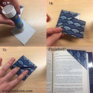 Tutorial How To Make A Corner Origami Bookmark