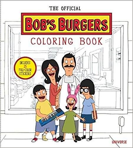 Bob's Burgers coloring book cover