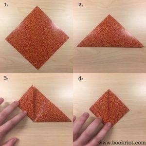 Tutorial How To Make A Corner Origami Bookmark