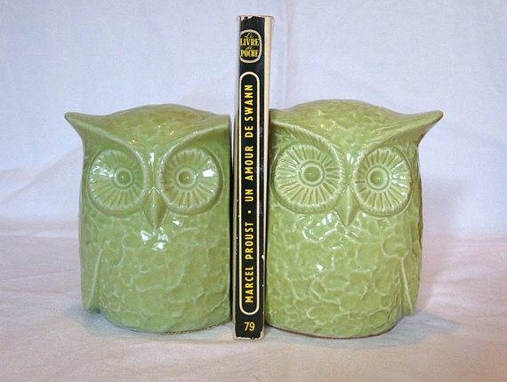 ceramic animal bookends