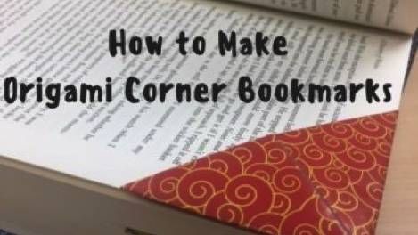 How to make Harry Potter corner bookmarks 
