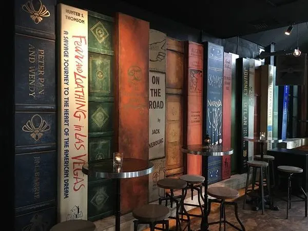 wall of classic novels StoryVille