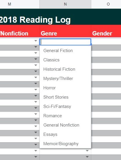new year new goals new and improved reading log